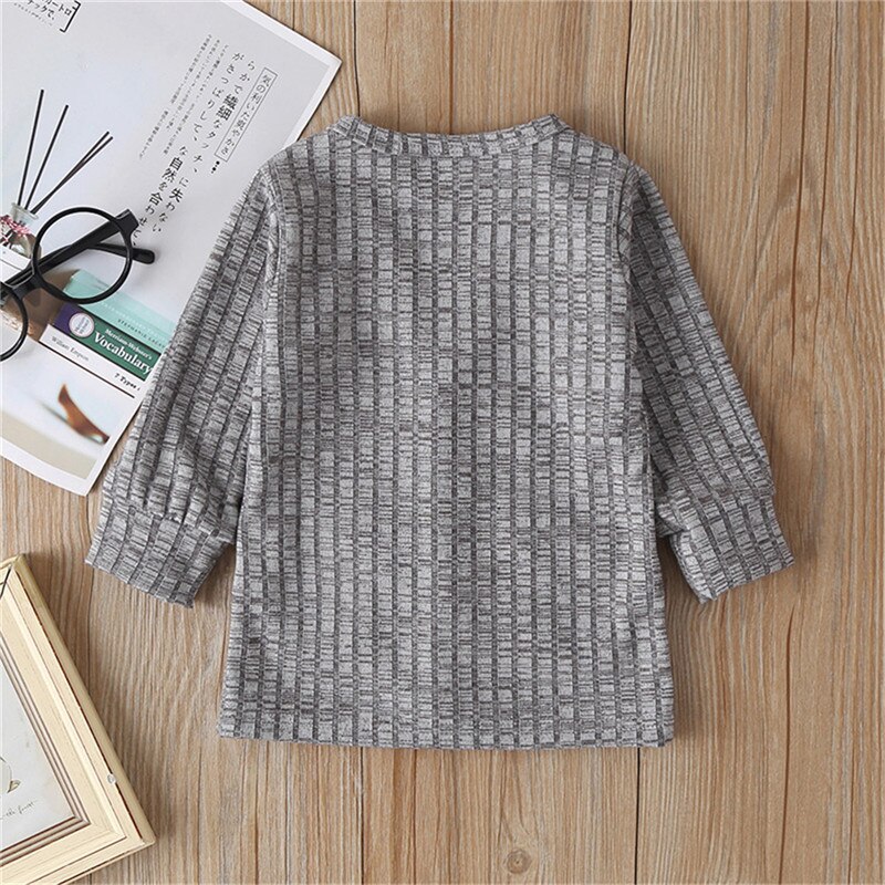 0-3 ans unisexe bébé garçons fille Cardigan hauts printemps automne bébé garçons veste solide filles manteau vêtements d'extérieur enfant en bas âge tricoté Cardigan