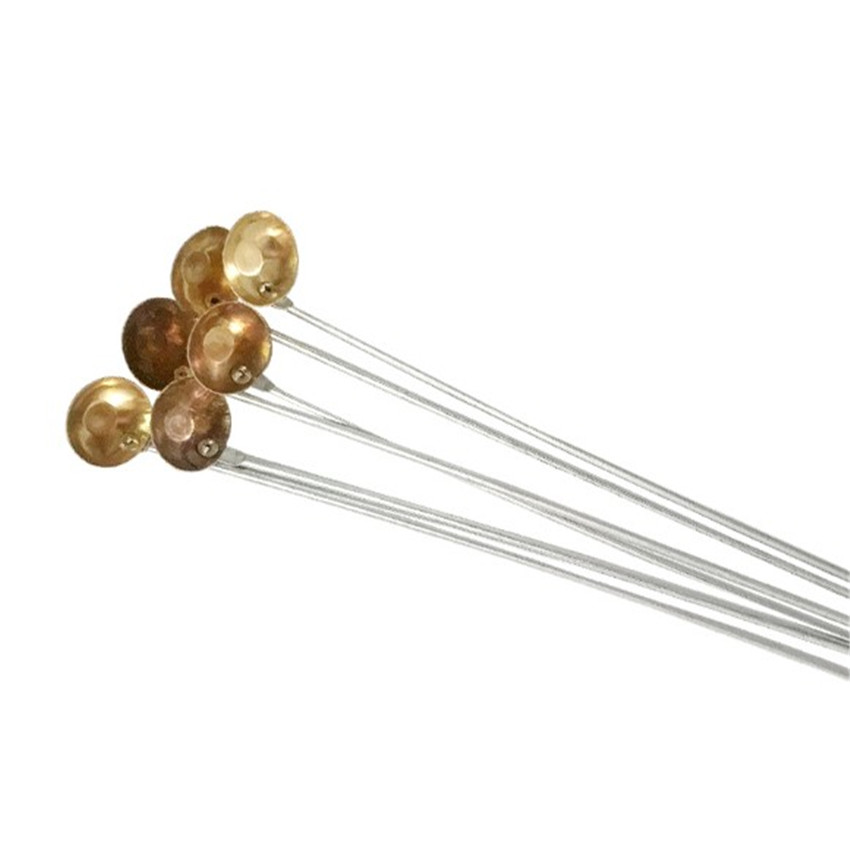 Cuchara de combustión química de cobre de 21,3 cm, 2 unidades por lote, suministros de cucharas quemadoras, herramientas de combustión para laboratorio de enseñanza de químicos