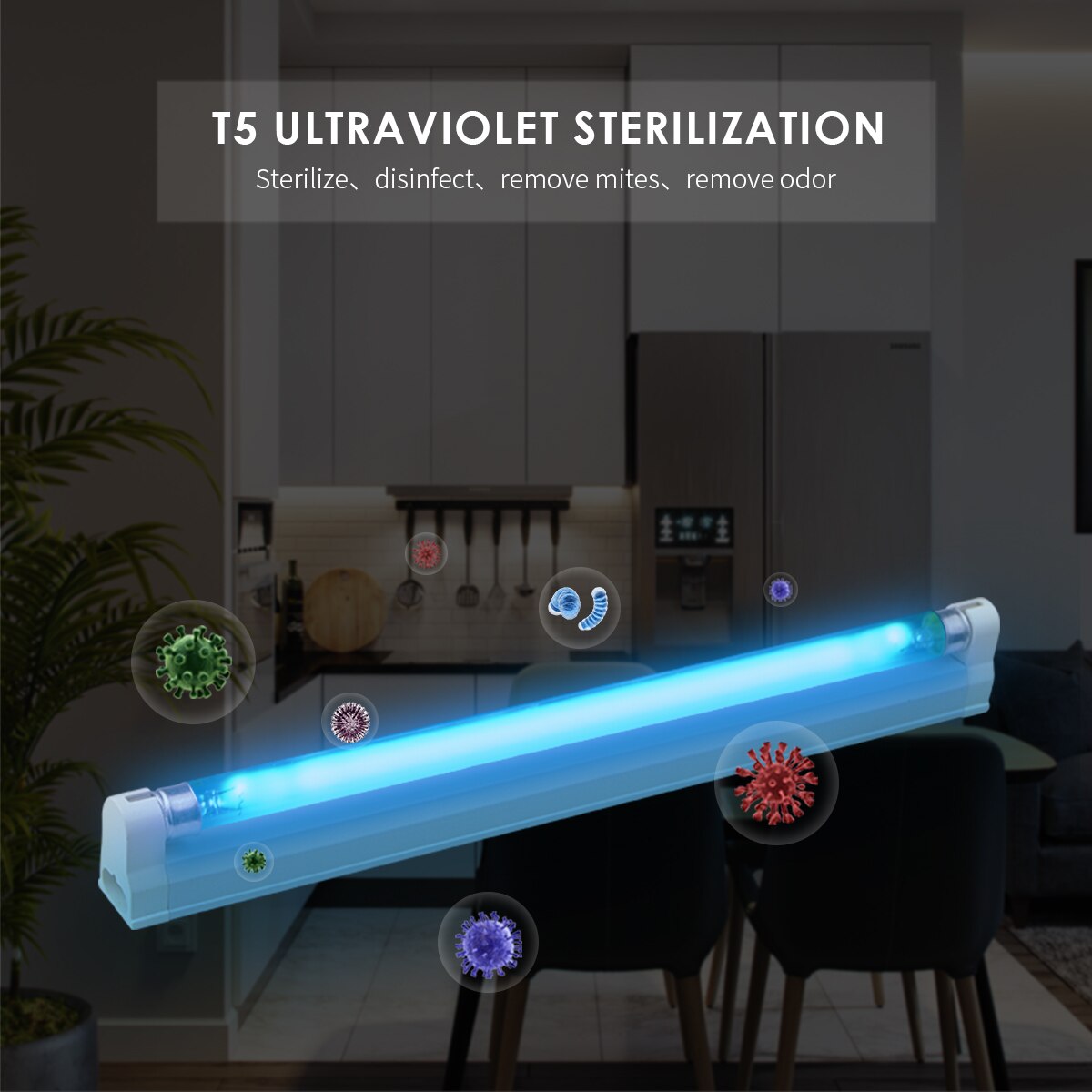 1-5 stück Set UV Licht 110/220V UVC Led T5 Quarz Uv-röhre Lampe Desinfektion Power hause Schrank Zimmer Sterilisator Uv Lampe