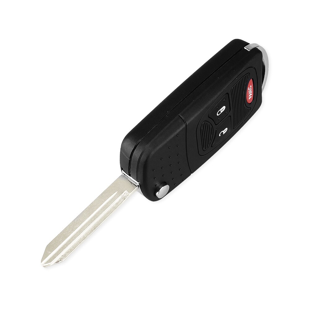 KEYYOU For Chrysler For Jeep For Dodge Ram 1500 Caliber Nitro Ram 2500 Ram 3500 Fob 3 Buttons Modified Flip Car Remote Key Shell