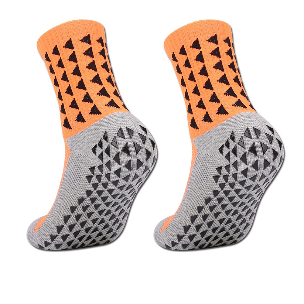 Chaussettes d'hôpital antidérapantes, chaussons antidérapants, chaussettes de Football avec poignées, pour adultes, hommes, femmes et personnes âgées: option 2