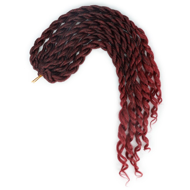 LISI chica peluca extensiones de cabello sintético para las mujeres jóvenes Crochet Artificial sintético trenzado pelucas ondulado trenzado trenzas: 3