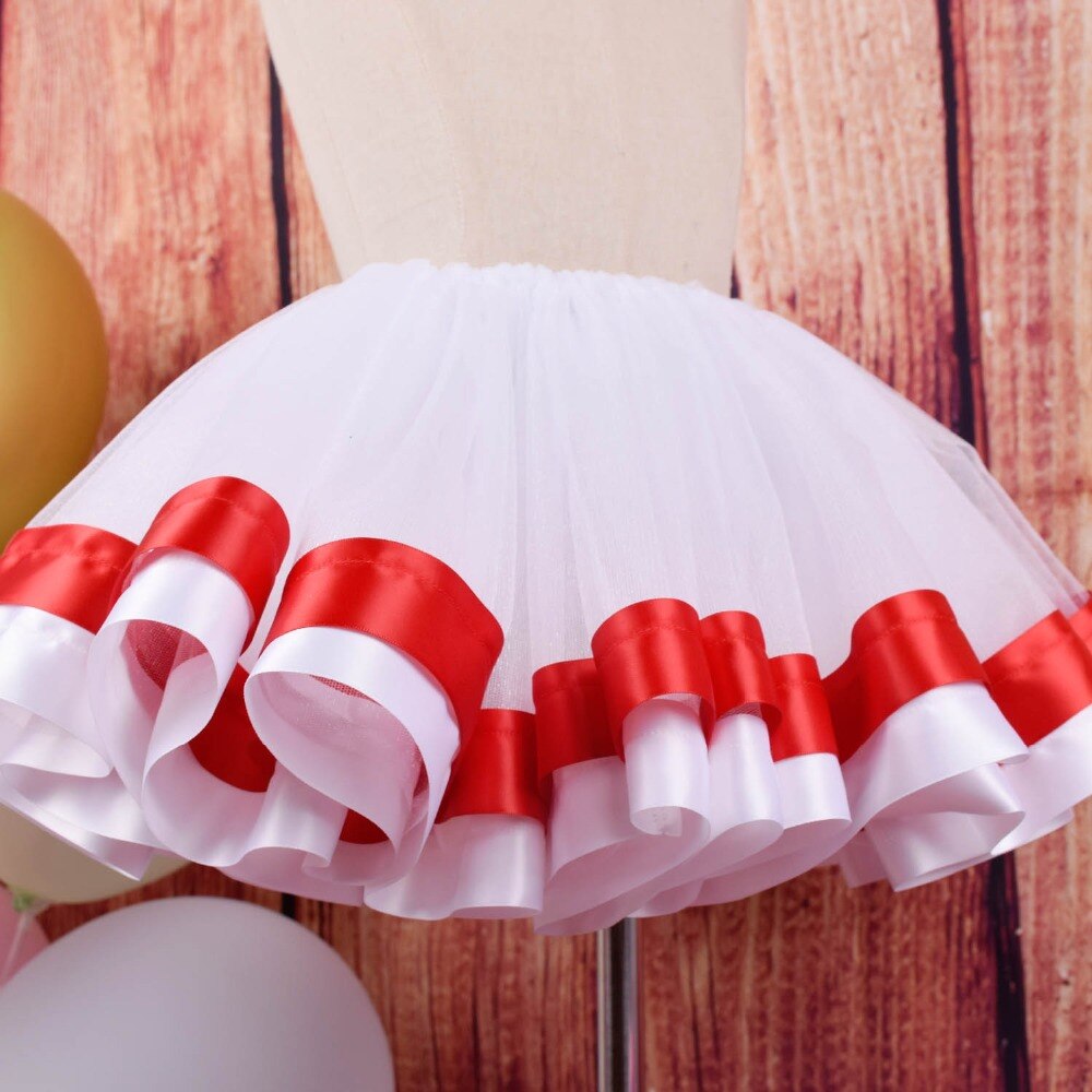 Neue Weiß verrotten Baby Mädchen extra Flauschigen Ballettröckchen Felsen Mädchen Geburtstag Party Kostüm Band Tüll Tutus Kuchen Zerschlagen 6 mon-3 T 4 T