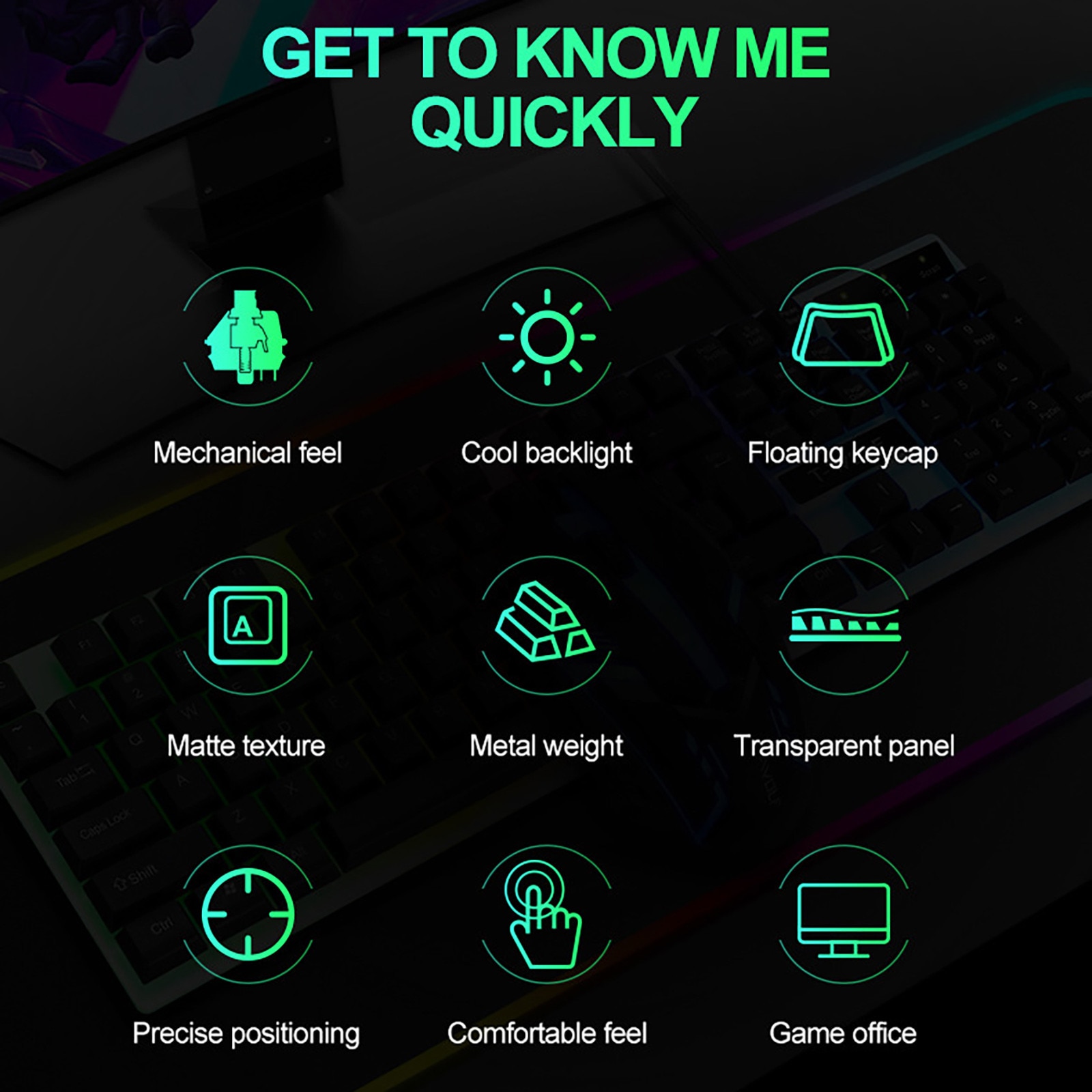 Luminous Gaming Keyboard Mouse Combo Usb Ergonomic Gaming Set for Laptop LED Backlit Keyboard And Mouse Set For PC