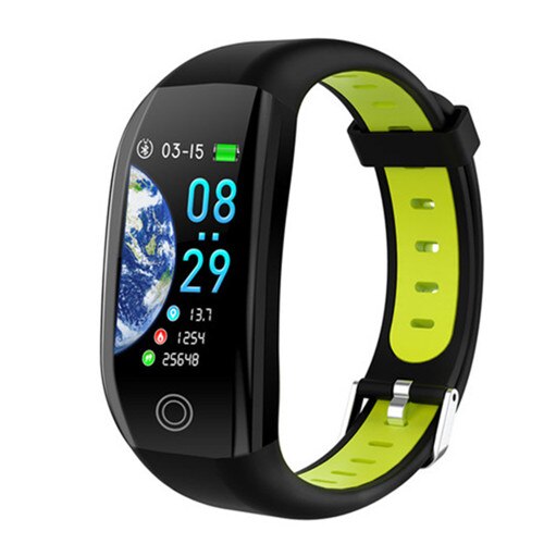 F21 Clever Armbinde GPS Abstand Fitness Aktivität Tracker IP68 Wasserdichte Blutdruck Uhr Schlafen Monitor Clever Band Armbinde: Grün