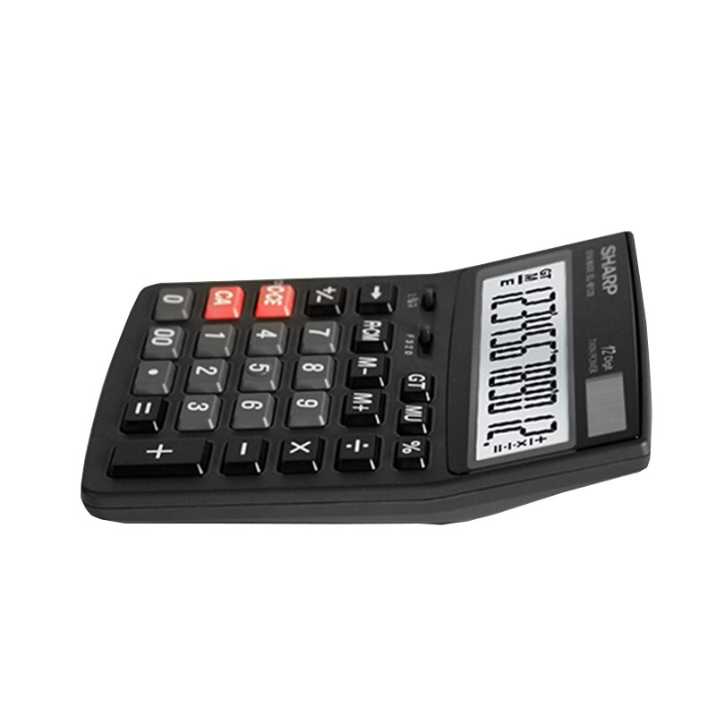 Sharp EL-M120 Business Office Computer Large Screen Trapezoidal Button Small Calculator