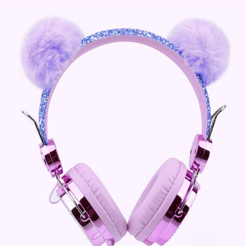 Casque licorne Bluetooth 5.0, avec Microphone, pour ordinateur portable, téléphone, PC, MP3, tablette, appareil Audio, de noël: Rouge