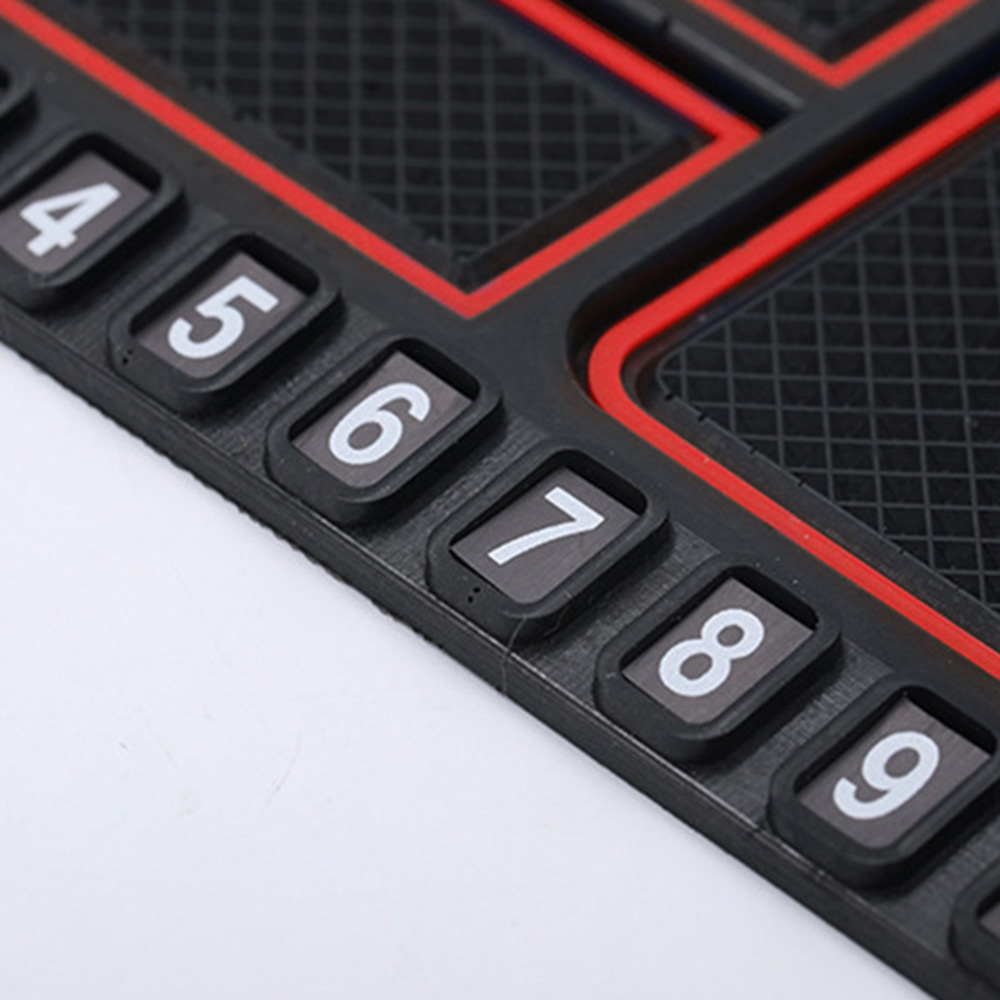 Silicone Car Anti-Slip Mat Auto Phone Holder Sticky Anti Slide Dash Phone Mount Parking Number Card Car Pad Mat Car Mat