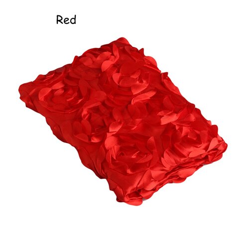 Newborn Baby 3D Photography Photo Prop Rose Flower Backdrop Blanket Rug 11 Color: Red