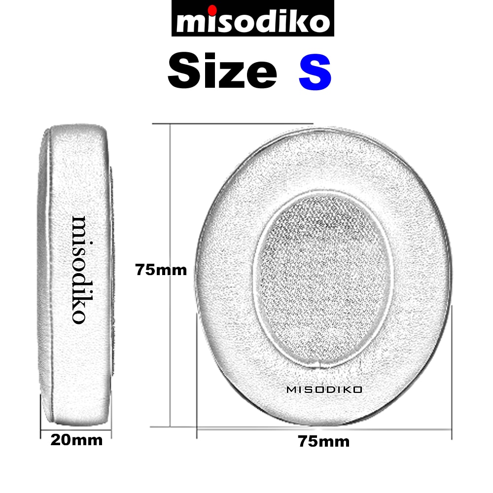 misodiko Replacement Foam Ear Pads Cushions - for Grado SR60i, SR60e, SR80i, SR80e, SR125i, SR125e, Headphones Earpads Pillow
