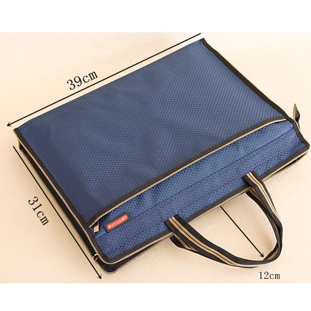office A4 documents folder bag, file organizer bag with handle