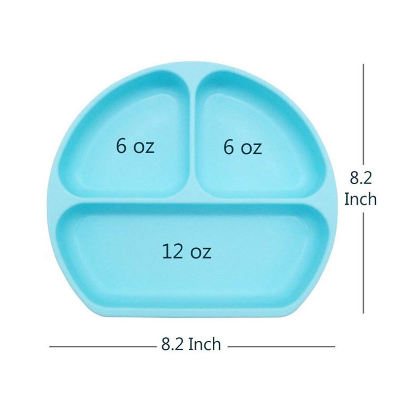 Children&#39;s dishes baby Silicone Sucker Bowl Baby placemat Tableware Set Smile Face Baby Tableware Set kids plate