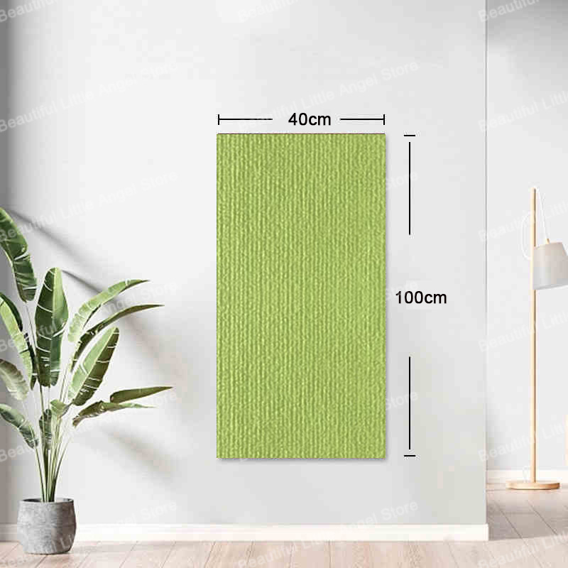 Cat Scratching Mat with Self-Adhesive Trimmable Cat Carpet Cat Scratching Carpet Corner Wall Cat DIY Scratch Furniture Protector: Red