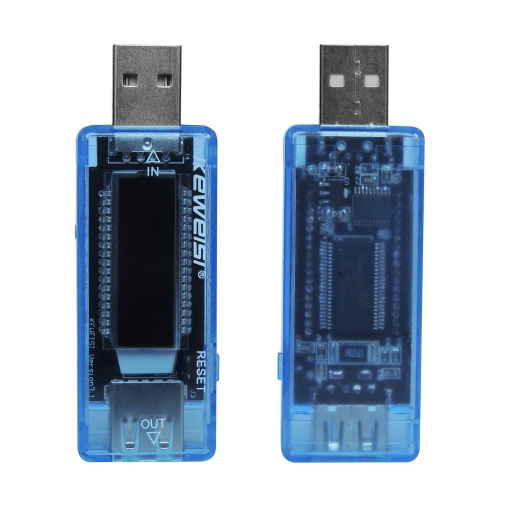 LCD USB Detektor USB Volt Strom Spannung Ladegerät Kapazität Tester Meter Voltmeter Amperemeter Stecker