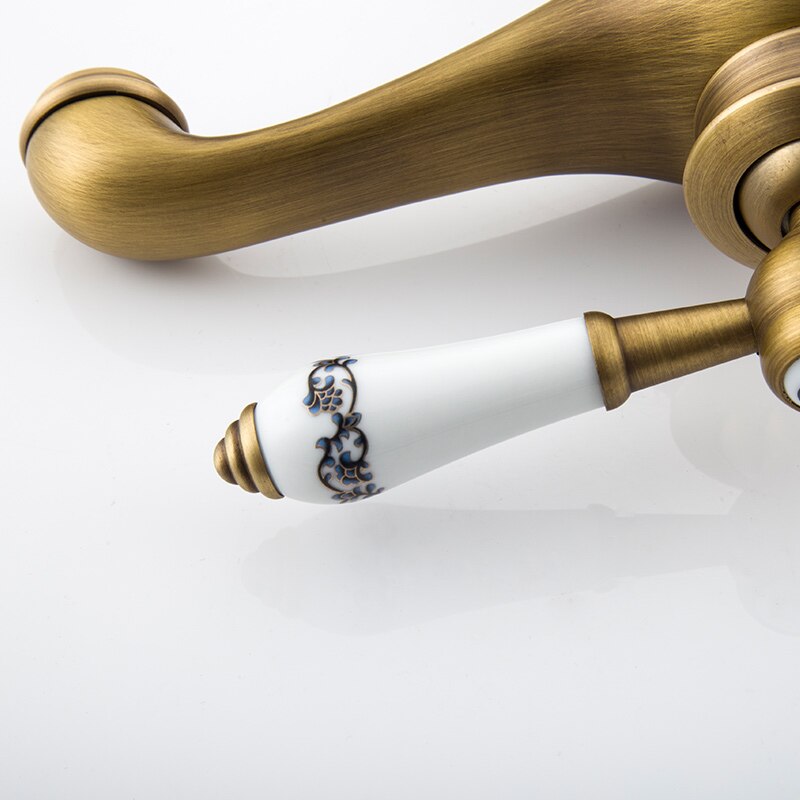 Bathroom Faucet Antique Bronze Finish mic Brass Basin bathroom sink tap Faucets Single Handle Water Mixer Taps water mixing valv