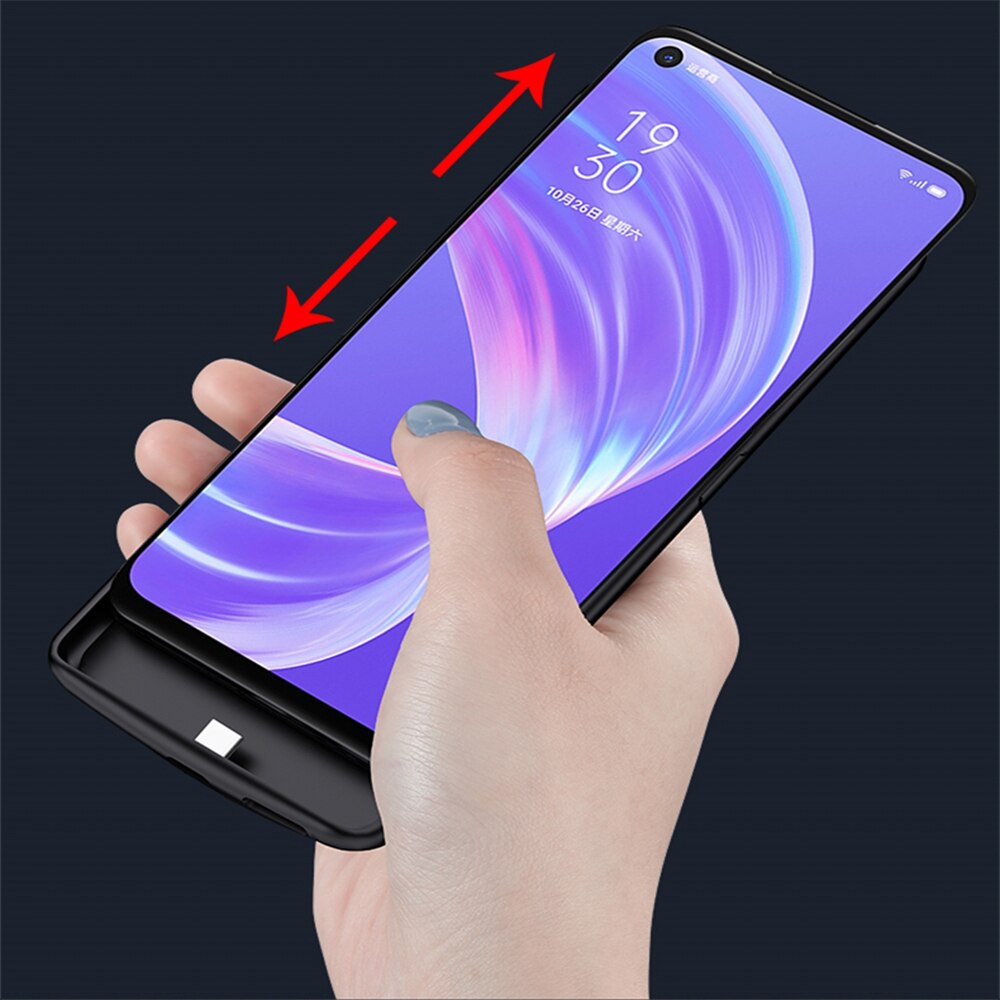 10000 Mah For OPPO A72 Battery Case K7 Charging Power Bank For OPPO A72 K7 Charger Cover