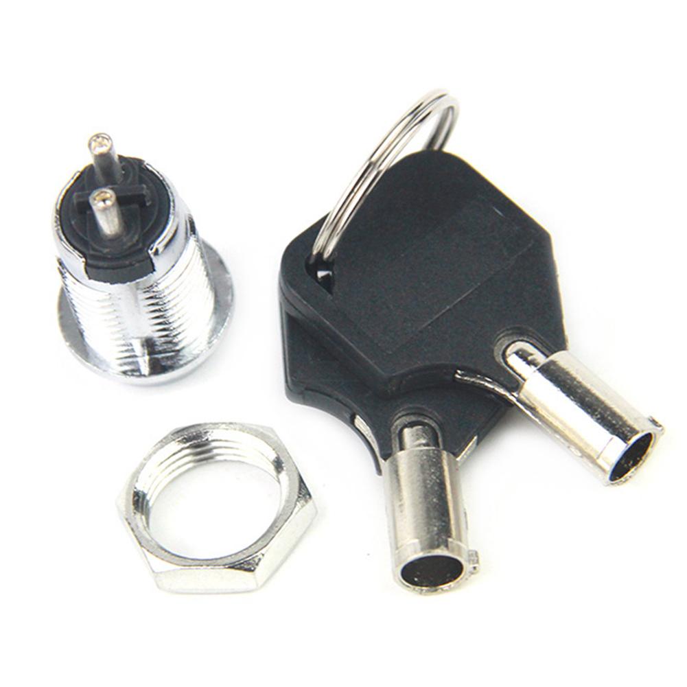Key Operated Security Barrel Switch SPST On-off 2 Position Common 2 Keys 907a PA