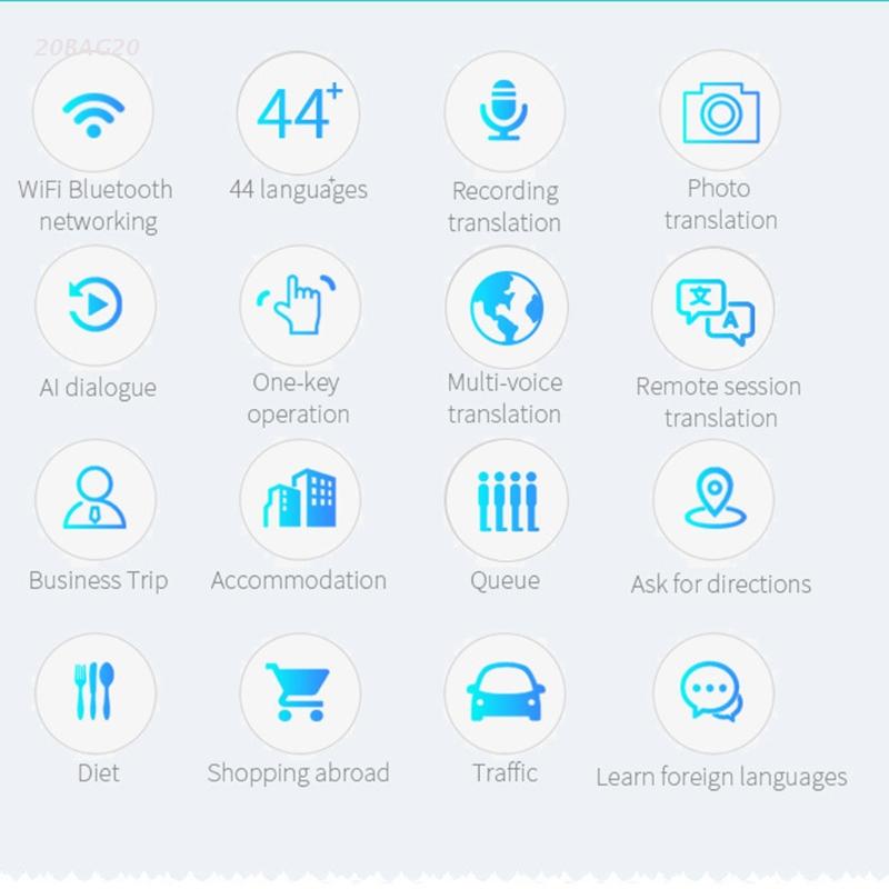 Language Translator Device Classic Language Translator Device in Real Time Voice 42 Languages Smart Translations