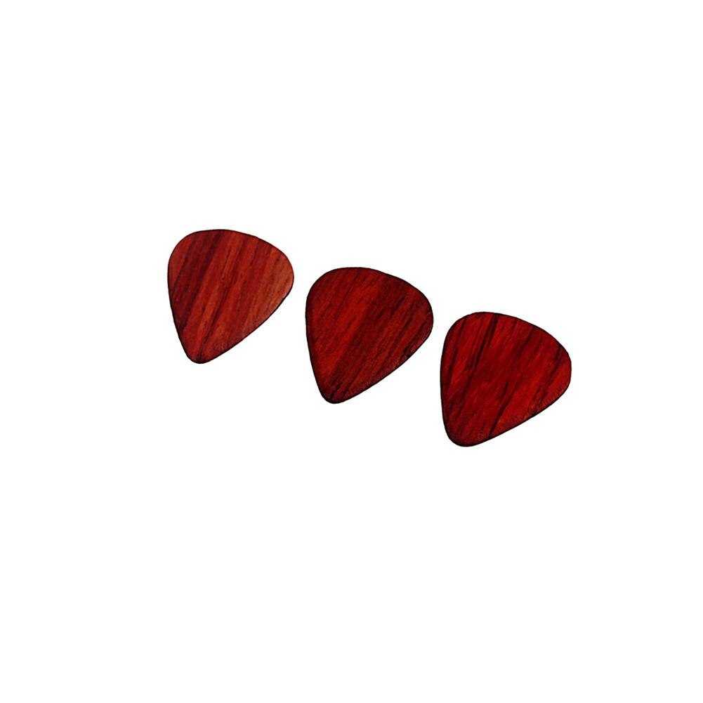 3 pièces médiator guitare Plectrums palissandre ukulélé choix ensemble Instruments à cordes accessoires