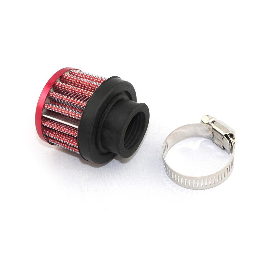 Universal 25mm Car Air Filter Clip-On Auto Round Conical Cold Air Intake Filter Kit Vent Crankcase Breather Part Auto Accessory