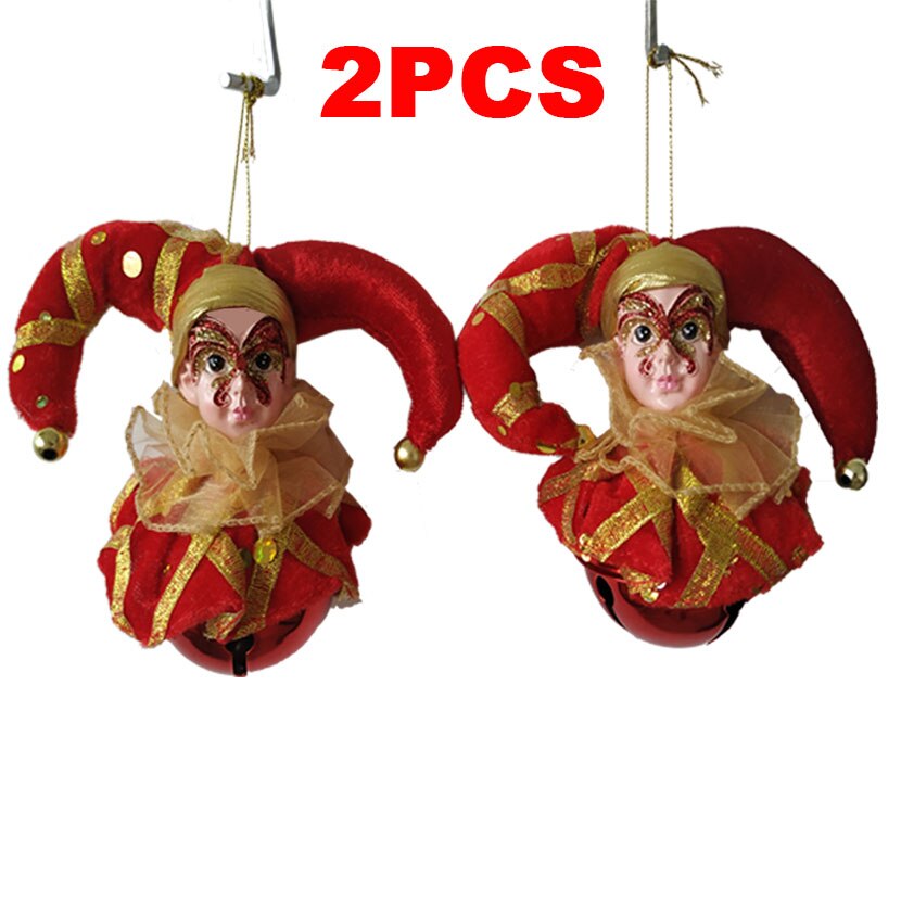 Christmas Doll Table Decorations Snowflake Items For Christmas Charm Home Party: 20cm BELL ELF   2PCS