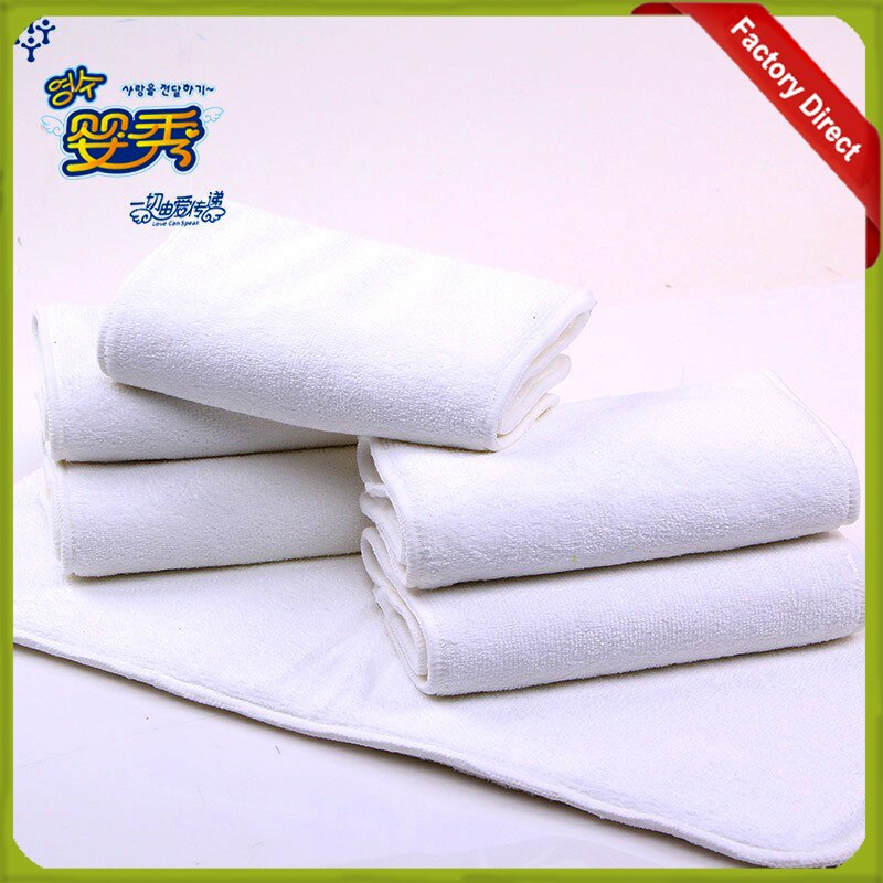 Super Absorbent 4 Layers Microfiber Insert For Cloth 20*49cm Inserts Cloth Nappies