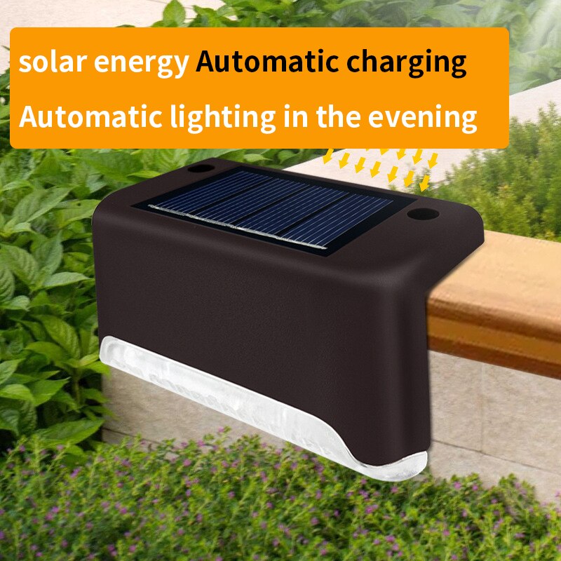 Grensoverschrijdende Solar Outdoor Trap Licht, Gangpad Gang Stap Licht, Balkon Tuin Park Landschap Verlichting