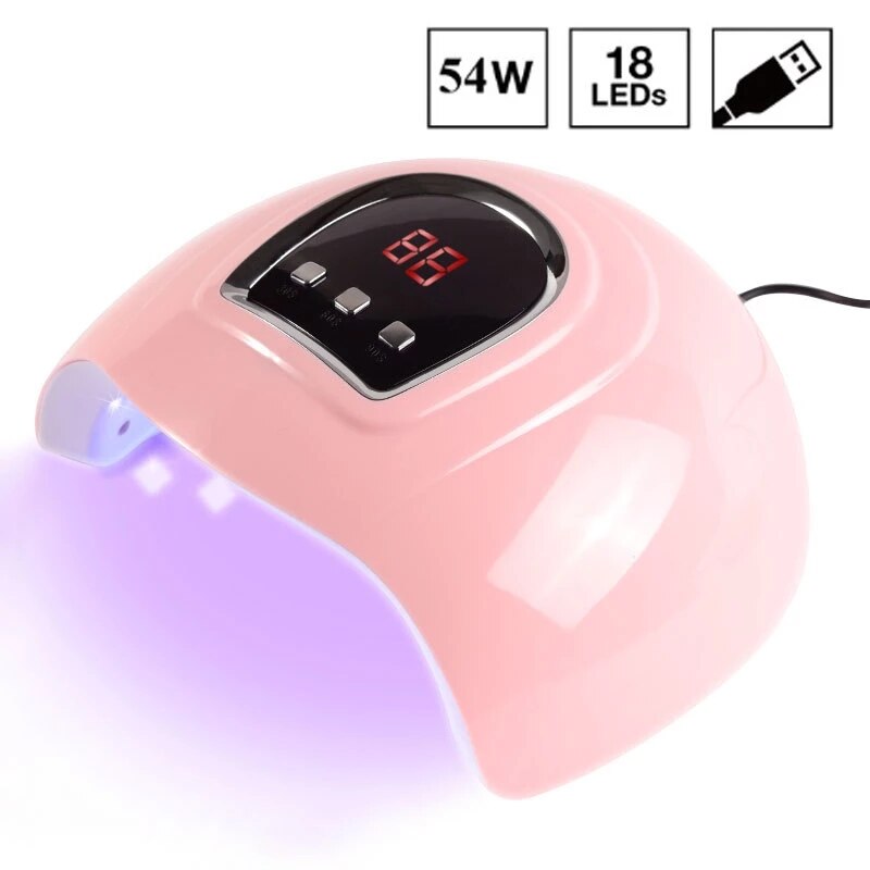 Lámpara UV 90 W lámpara LED híbrida sol X7plus para manicura LCD pantalla secado todas las geles esmalte de uñas arte de uñas herramientas uf led Gel lámpara de uñas: x9-48W-21LEDs