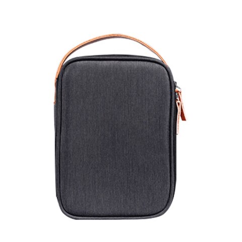 Borsa da viaggio Sacchetto di Immagazzinaggio Digitale Portatile Accessori Elettronici Cavo dell'organizzatore Del Sacchetto Caricatore di Potere Del Sacchetto Della Chiusura Lampo Della Cassa Della Scatola Cavo USB Borsa: grigio grande