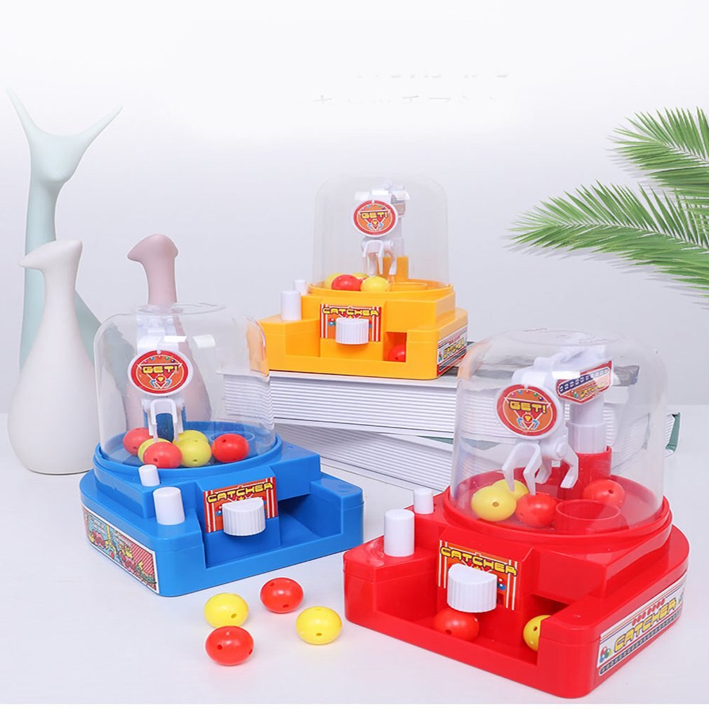 Piger og drenge minikuglefangemaskine lille legetøj plast slik kugle gripper til børn lærerigt legetøj