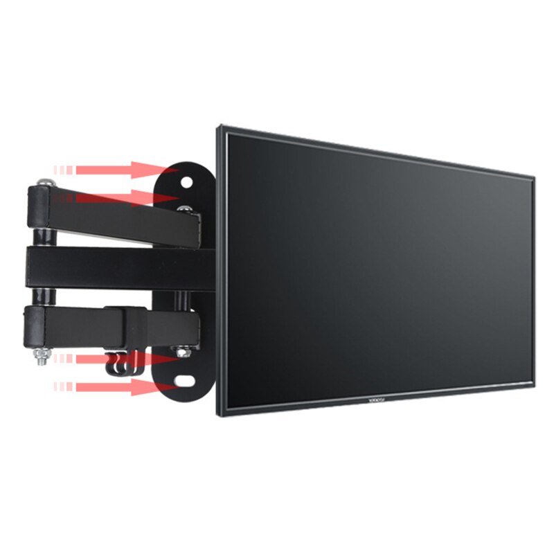 Universele Intrekbare Lcd Led Tv Wall Mount Pc Monitor Tv Houder Draaien Tv Muurbeugel Tilt Swivel Plasma Tv muur Houder