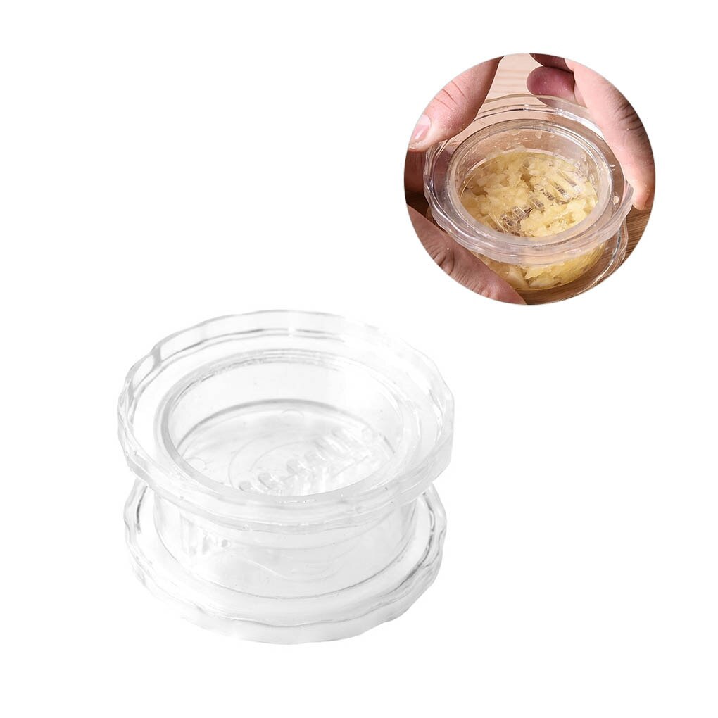 Garlic Press Crusher Mincer Kitchen Stainless Steel Garlic Smasher Squeezer Manual Press Tool: white