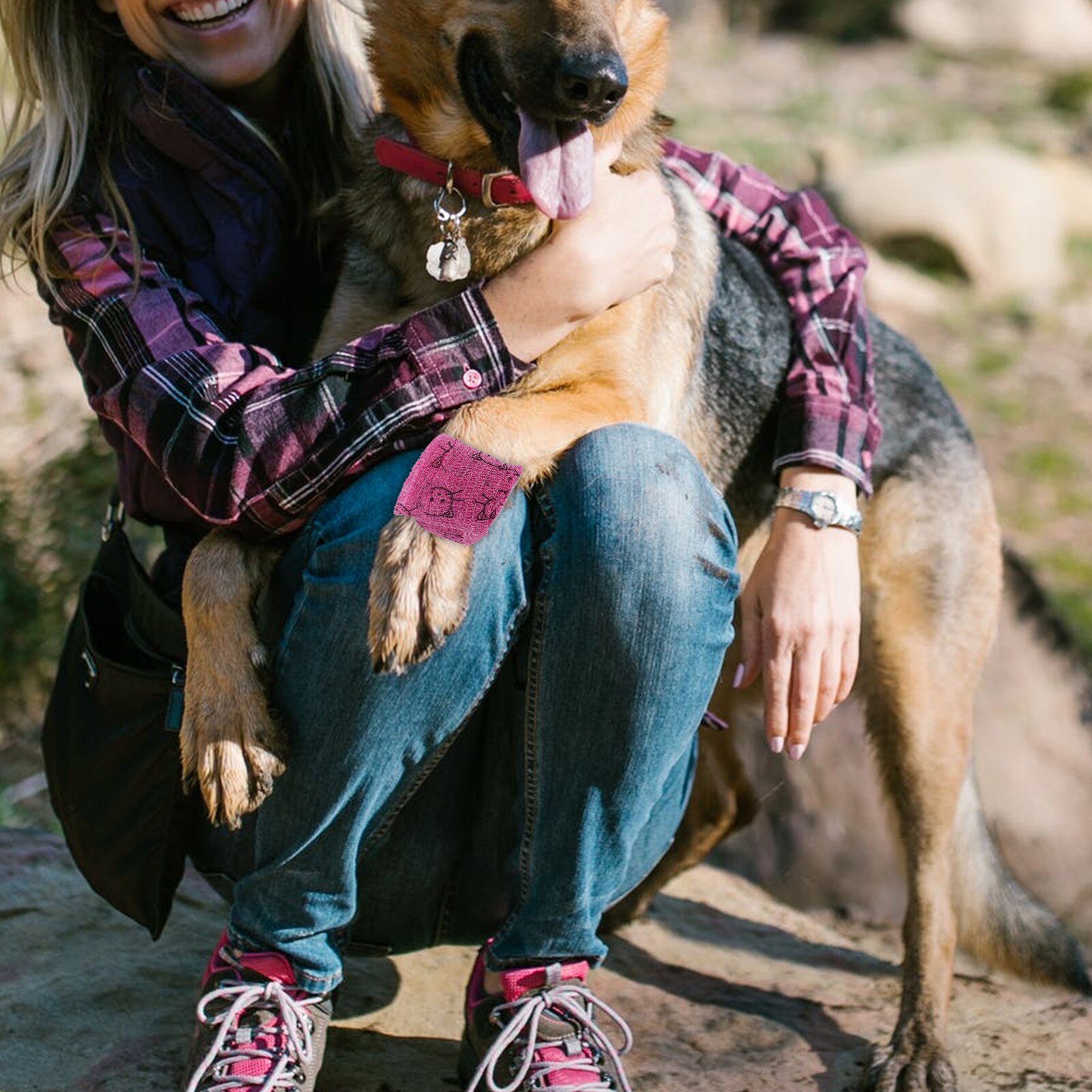 12Pcs Pet Bandages Cartoon Huisdier Kat Hond Bandages Sport Bandages