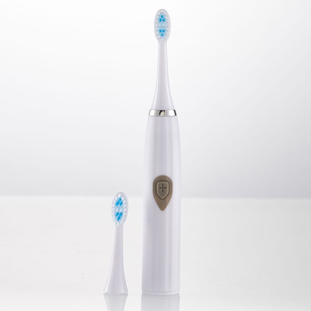 3-in-1 Electric Toothbrush Waterproof Upgraded Sonic Smart Replaceable Non-rechargeable Adult Soft Fur Electric Toothbrush