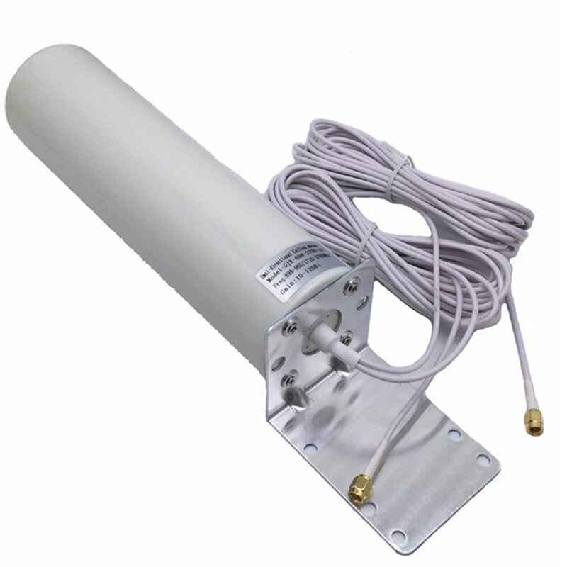 Double SMA mâle 3G/4G LTE support fixe extérieur antenne de Signal de montage mural: CRC9