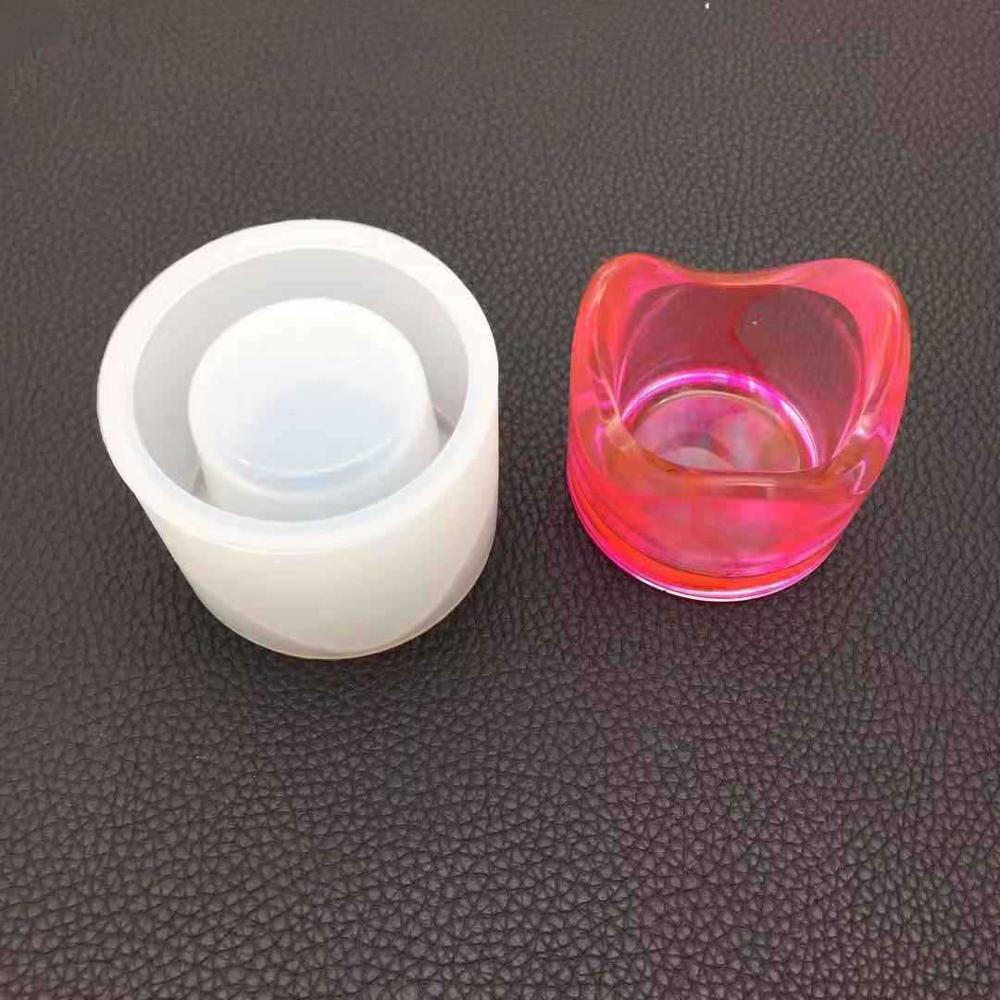DIY Cystal epoxy Resin silicone aroma candlestick mirror Mold plaster hand made pendant Mold jewelry Making Tools