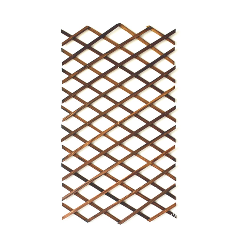 Extendable Instant Fence Outdoor Wooden Fence Garden Balcony Vine Frame Wedding Props Decoration: A