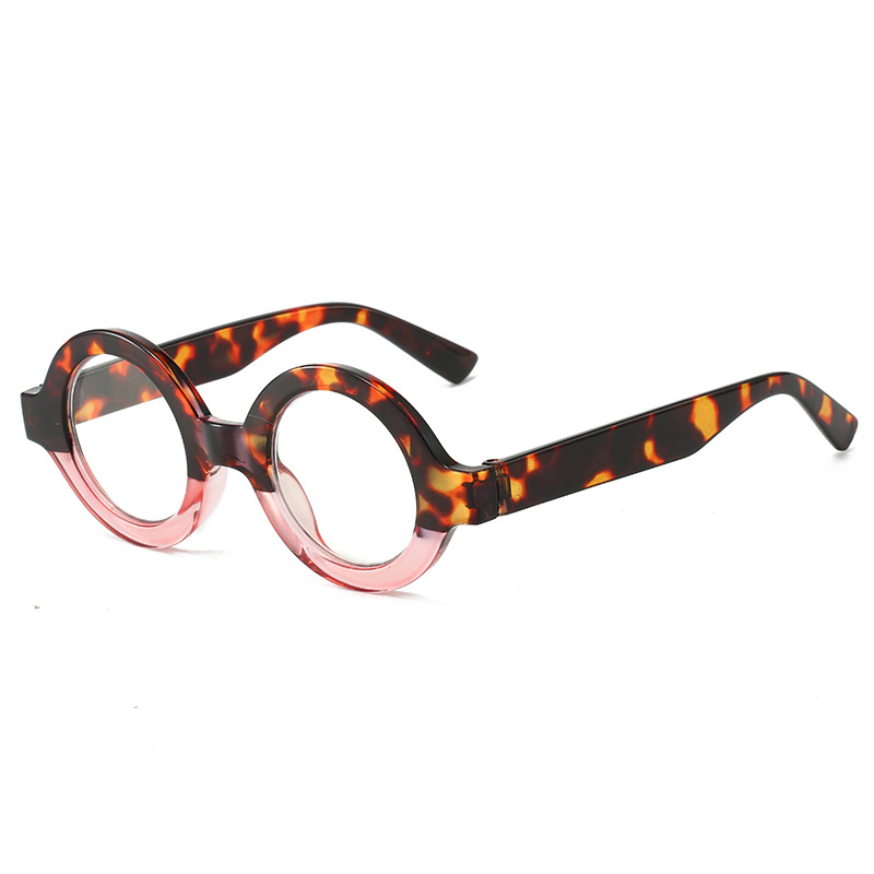 Retro vintage ronde leesbrillen voor dames en heren, klassieke leesbrillen voor presbyopie met dioptrie  +1.0 to +3.5.: Rood / +100