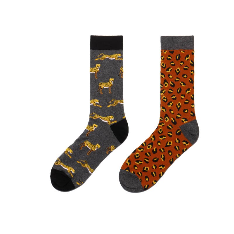 Calcetines alegres de algodón para hombre, medias coloridas de skateboard, divertidas, hip hop, de punto, yin y yang, informales: 8