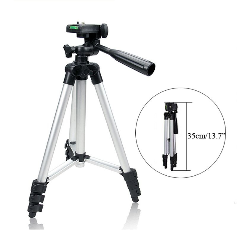 Letvægts mini mini stativ 4 sektioner universal kamera stativ fotostativ
