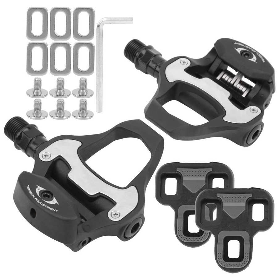 Pedal de bloqueo para bicicleta de carretera R31, reposapiés de bloqueo automático de aluminio para bicicleta de montaña SPD SL