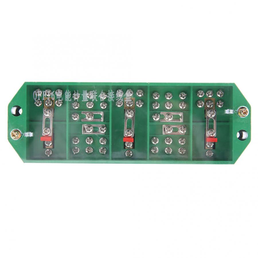 QFJ6/PJ2 3-Phase 4-Wire Junction Box Household Meter Terminal Row Electrical Enclosure Junction Box