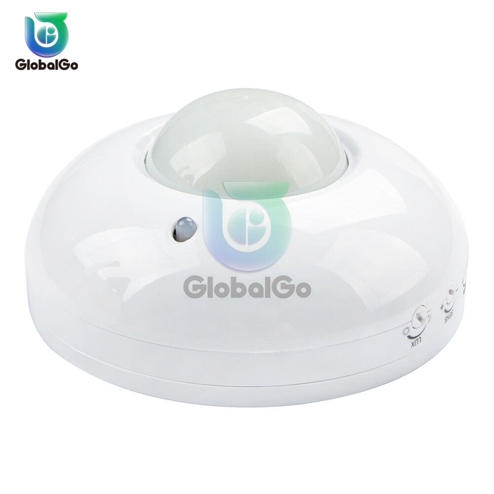 Led lampa  ac110-240v 360 graders pir infraröd rörelsesensor omkopplare belysning belysning pir switch sensor