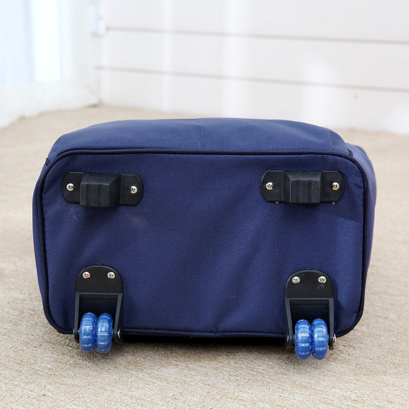 Oxford Tuch Mit Großer Kapazität Reisen Gepäck Taschen mit Räder Koffer und Reisetaschen Gepäck Tasche Wagen Tasche Freies Versenden