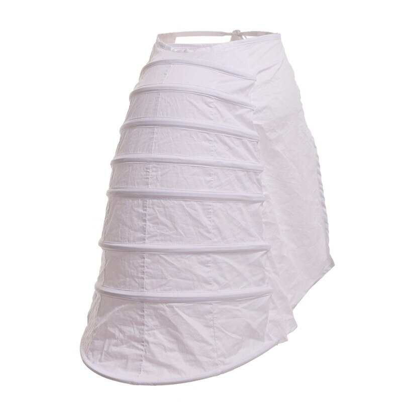 Jupon victorien blanc demi-Slip pour femme, sous-jupe, Cage de Crinoline Rococo