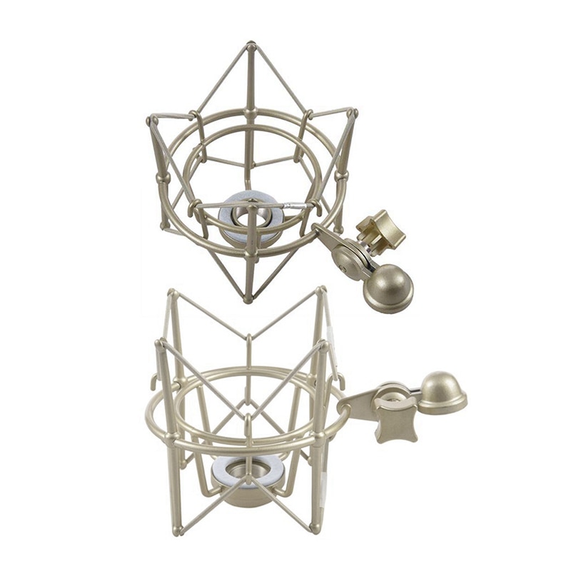 Recording Studio Metal Shockmount Clip Suspension Spiders Bracket Microphone Stand for Broadcast Mic Holder