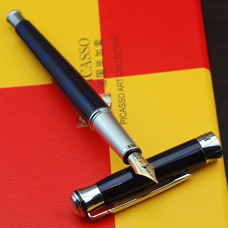 picasso vulpen #903 deep blue vat office supply pimio pen M nib glad schrijven pennen