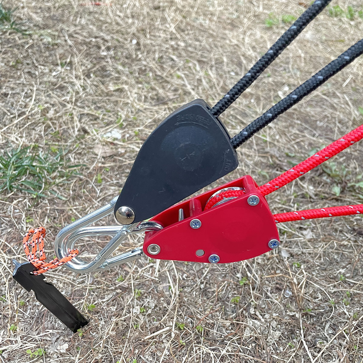 Polea de trinquete de amarre para toldo, hebilla de cuerda de 6mm, sujetador de cuerda de viento, colgadores de hebilla fija, 68kg, 1/4