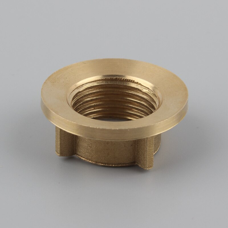 Brass Kitchen Water Tap Adapter G1/2'' Thread Nut Faucet Fixed Connector Basin Inlet Accessories