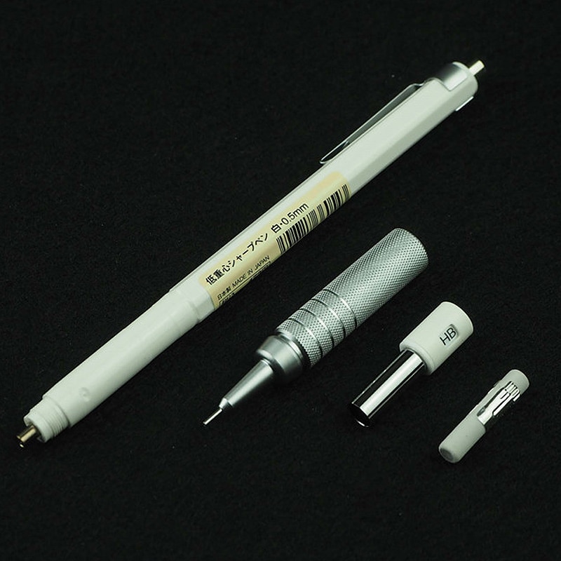 MUJI Mechanical Pencil Low Center of Gravity 0.3 0.5MM Automatic Pencils Lead Office School Supplies Stationery Crayon A Papier